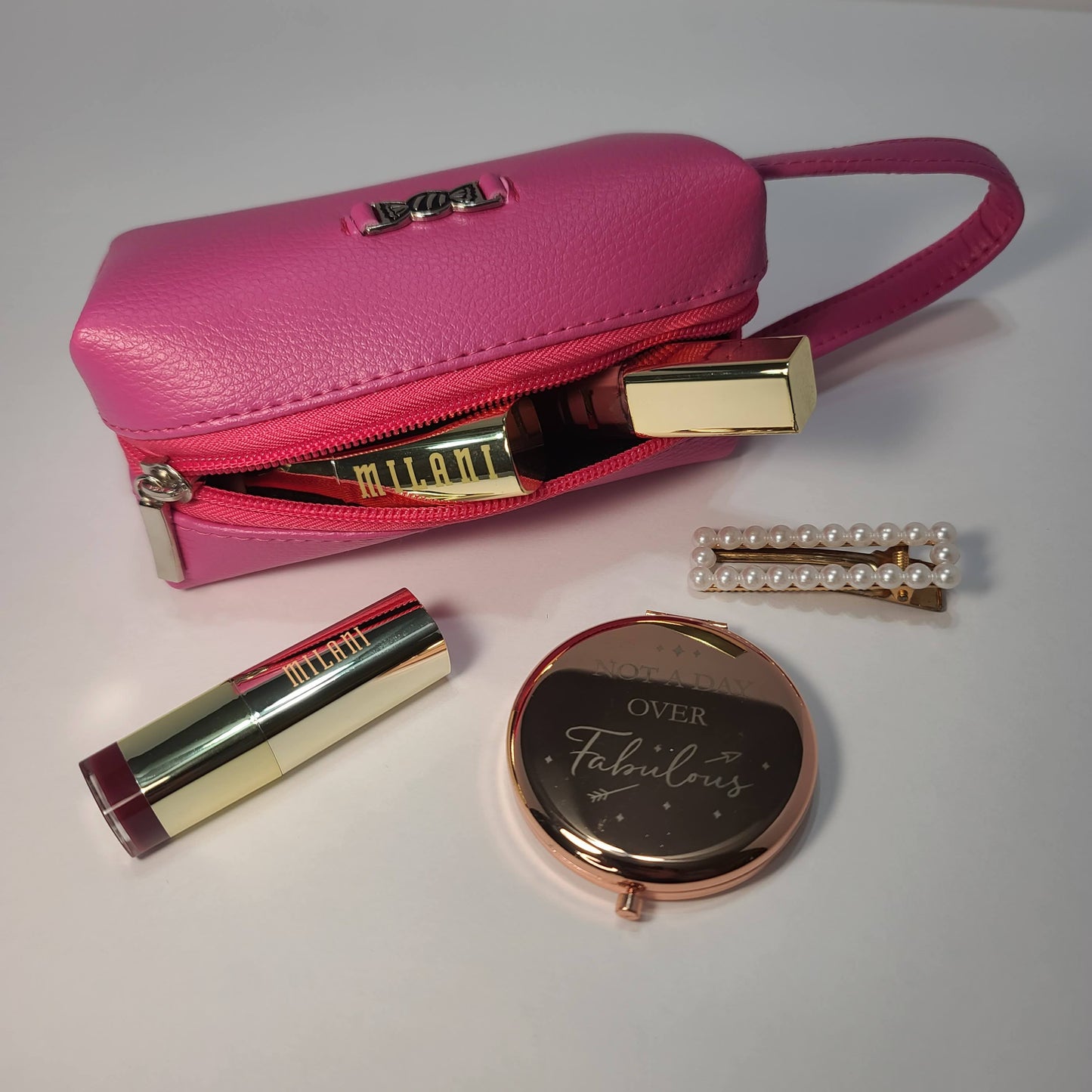 AB - Mini Makeup Bag - Pencil Case - Organizer Bag