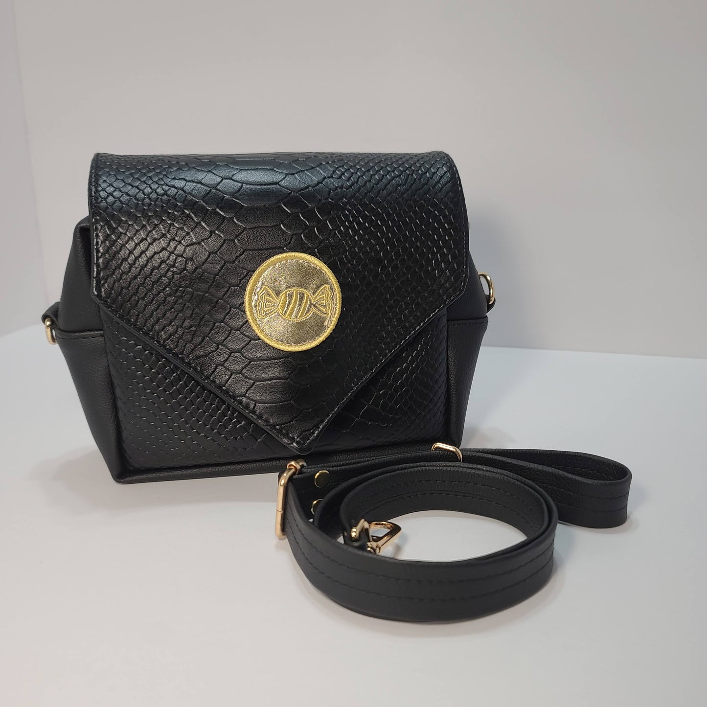 Envelope Flap Handsfree/Belt-Bag, Black