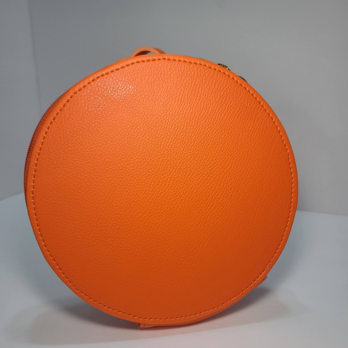 Round Cross Body Bag, Orange