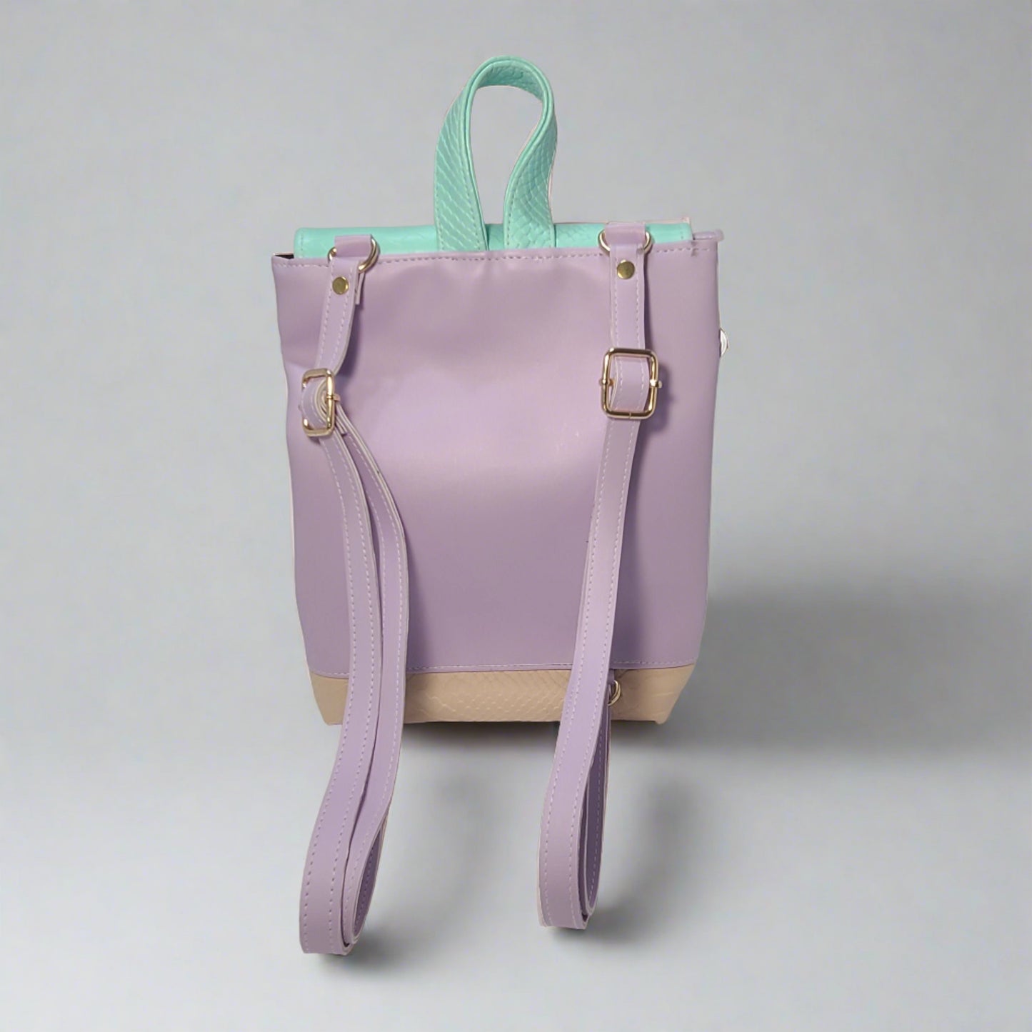 Heart - Backpack Purse, Lavender