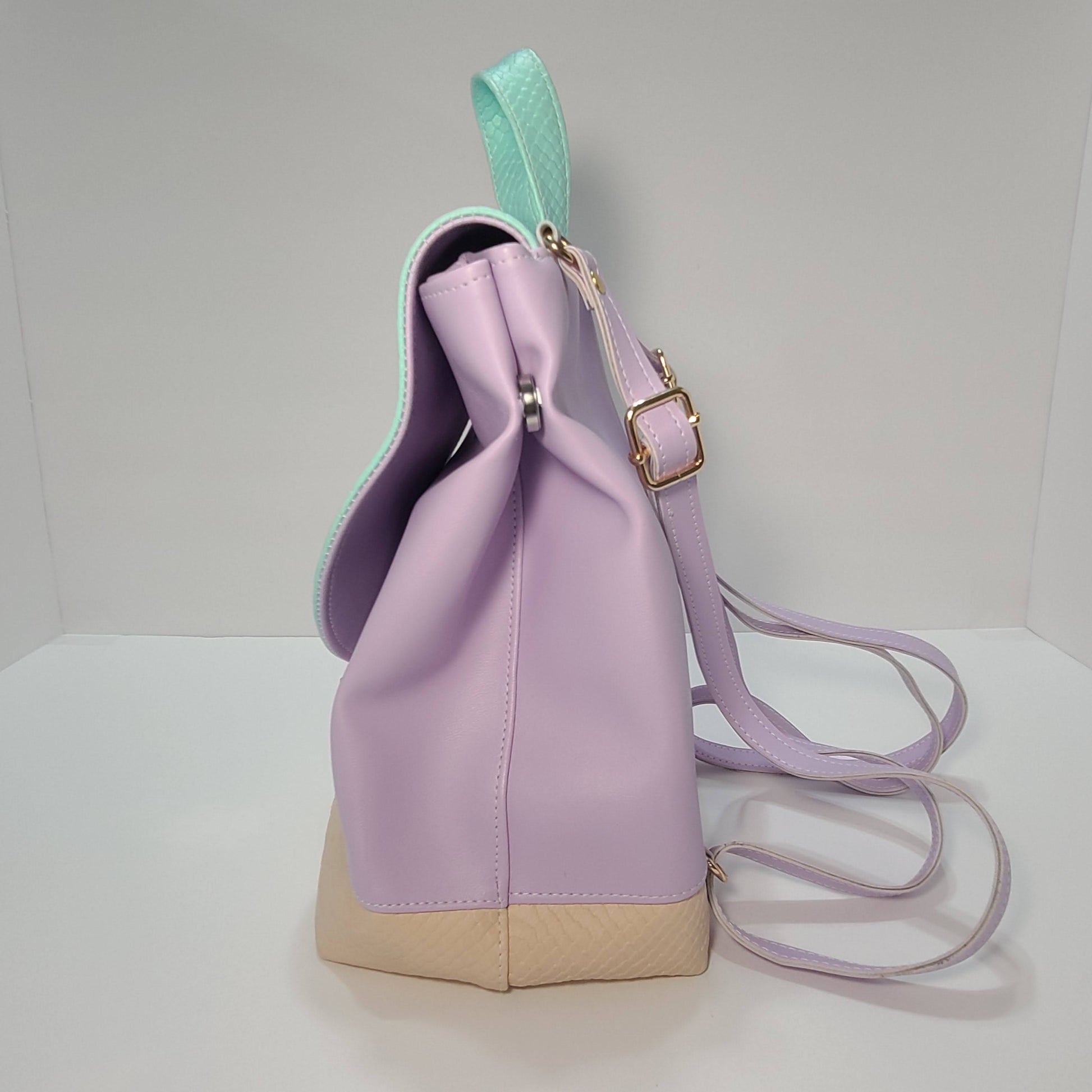 cheap purple leather backpack Heart
